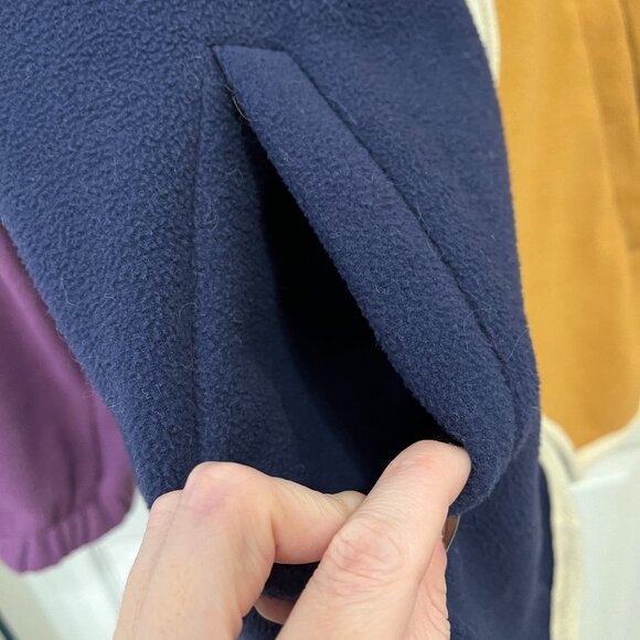 SHEIN *Colorblock Full Zip Fleece* | XS | Pockets | Oversized | Gently Used - Picture 5 of 8